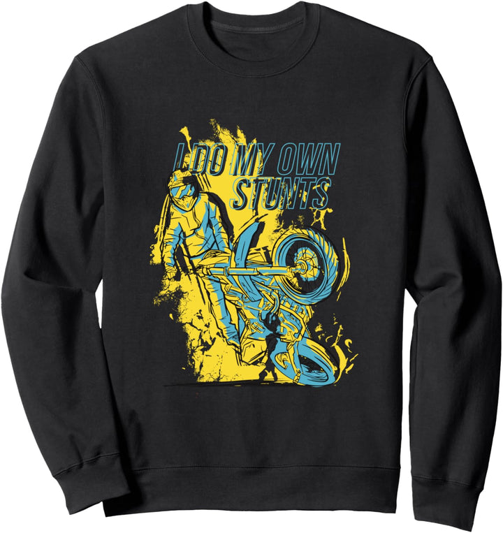 Motorcross Spruch Motorrad Moped Motorradjacke Sweatshirt