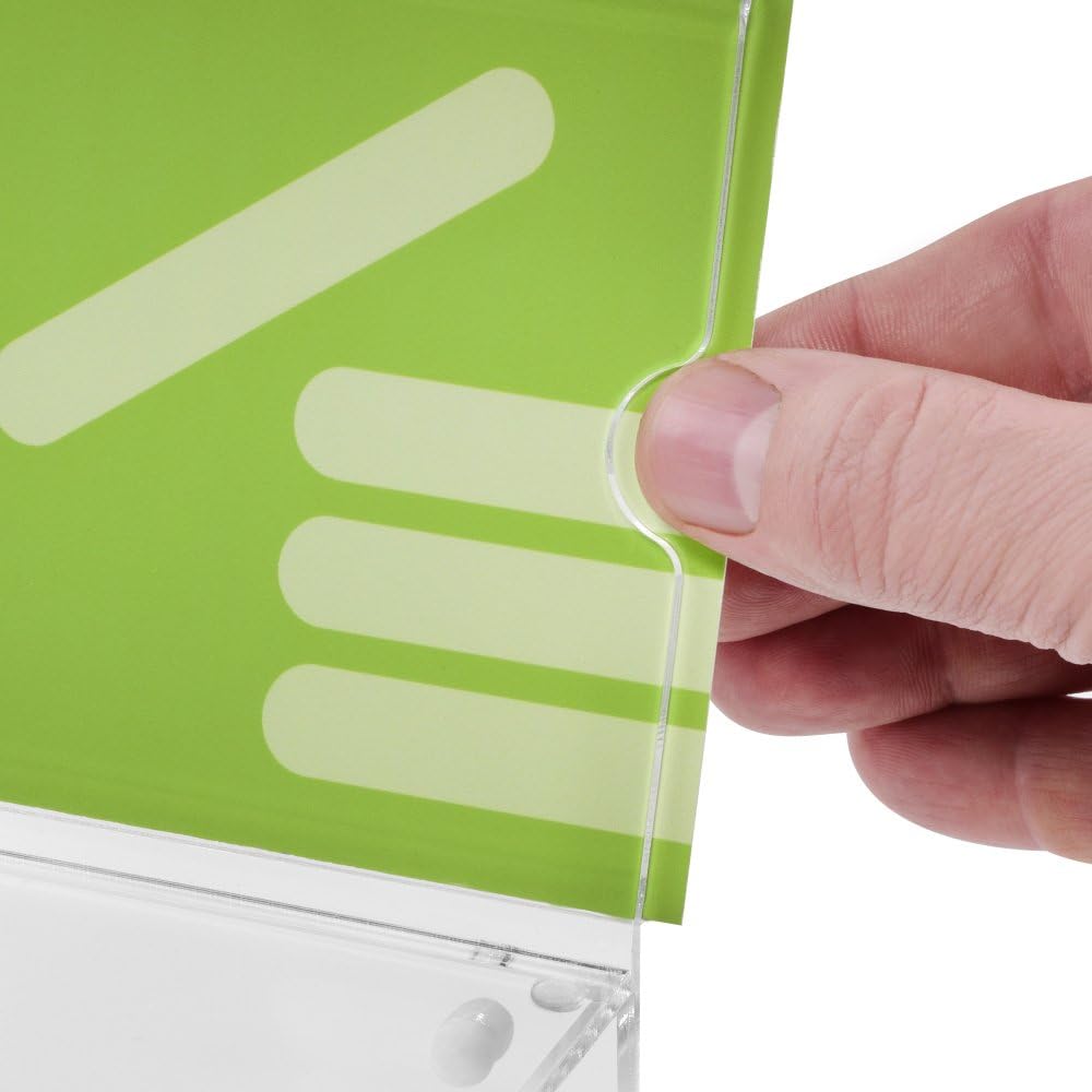 Losbox aus Acrylglas in 150x150x150mm mit Topschild DIN A5 Hoch - Zeigis® / Spendenbox/Aktionsbox/Ge