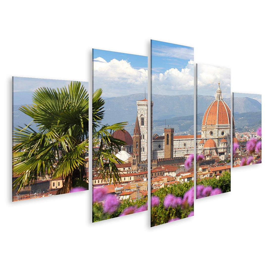 islandburner Bild auf Leinwand Florenz Im Frühling Toskana Italien Bilder Wandbilder Poster Leinwand