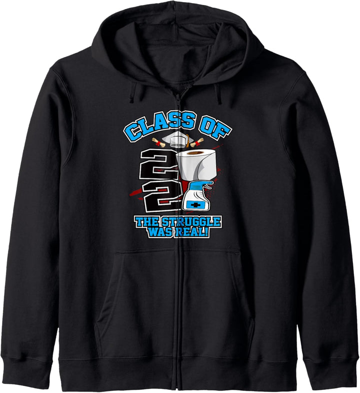 Class Of 2021 Senior Shirts The Struggle Was Real Kapuzenjacke