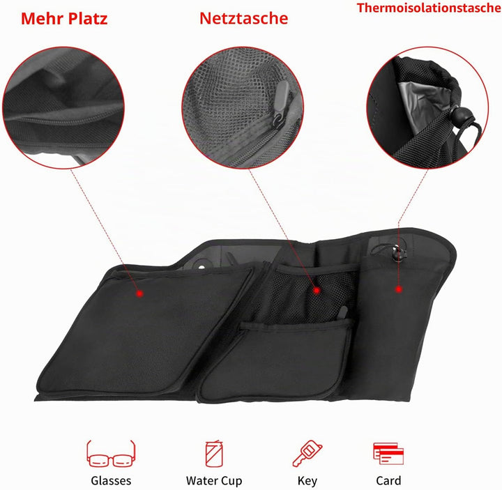HCmotorku Motorrad-Satteltaschen-Organizer, Werkzeug-Satteltaschen, passend für Harley Touring Road