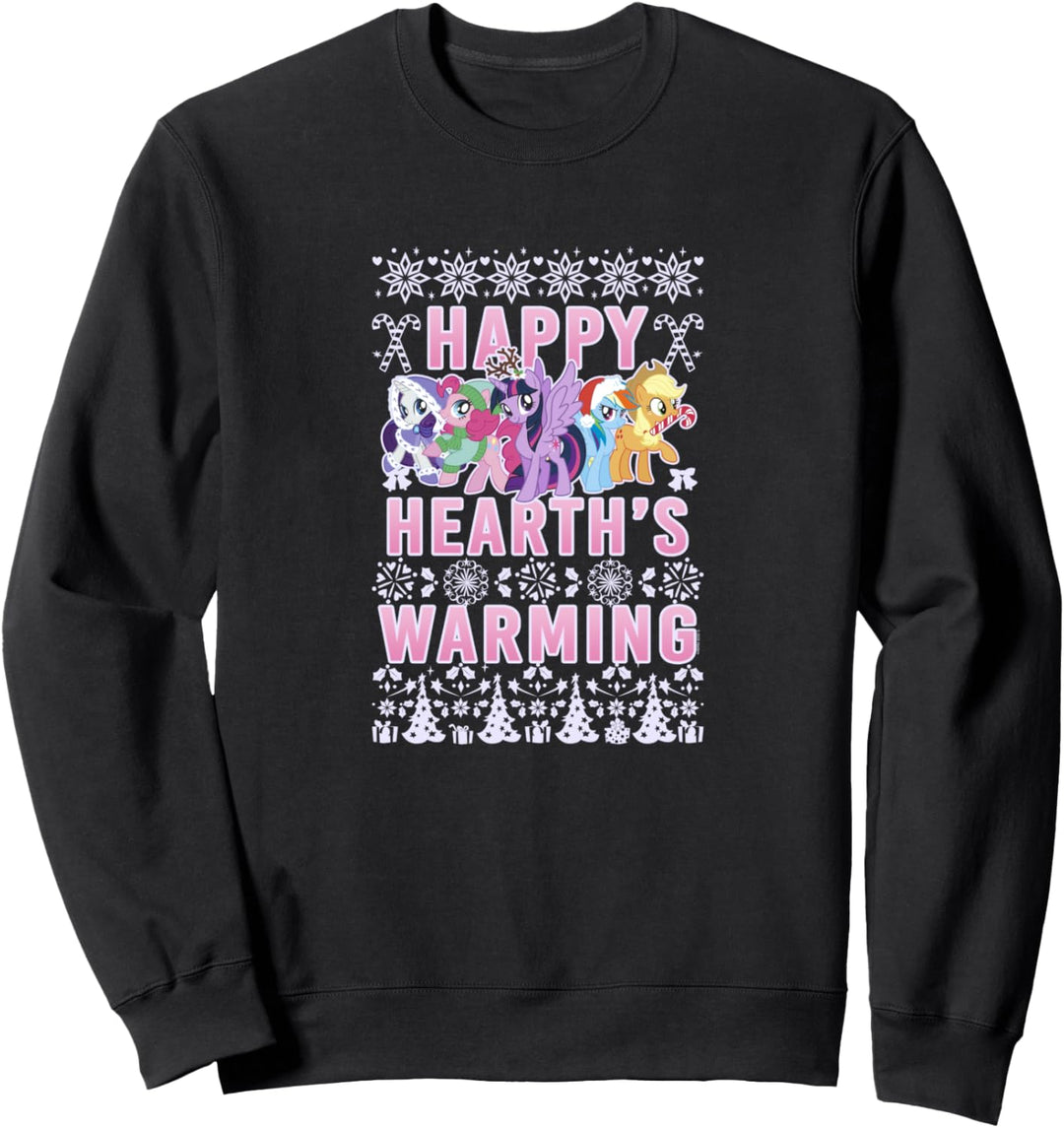 My Little Pony Christmas Happy Hearth's Warming Ugly Sweater Sweatshirt