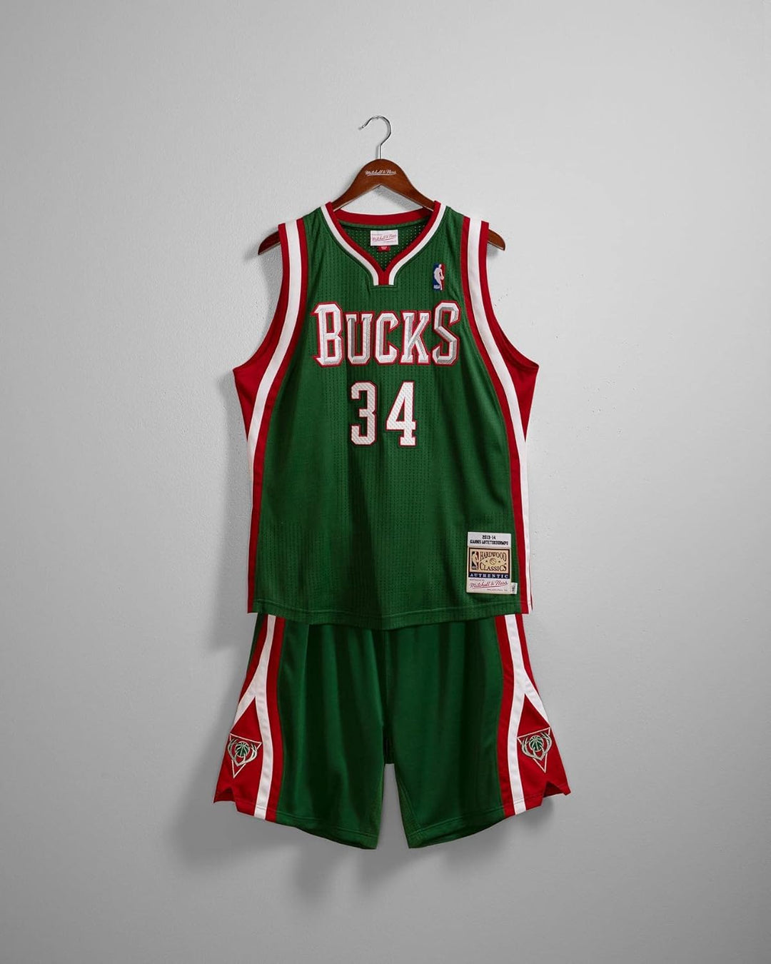 Mitchell & Ness NBA Milwaukee Bucks Giannis Anteokounmpo Road Trikot Herren S Grün, S Grün