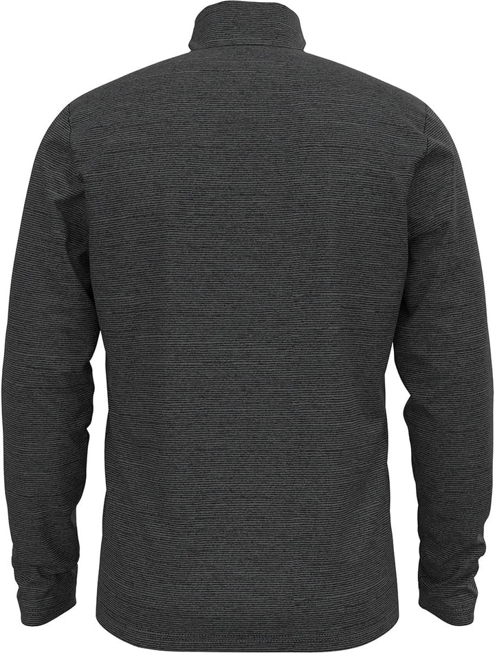 Odlo Herren Roy_542332 Mid Layer mit Reissverschluss (1er Pack) XS Shale Grey - Black Stripes, XS Sh