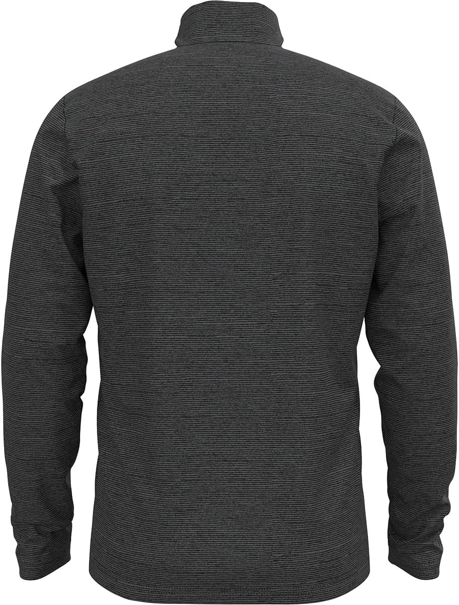 Odlo Herren Midlayer 1/2 Zip Roy Pullover M Shale Grey - Black