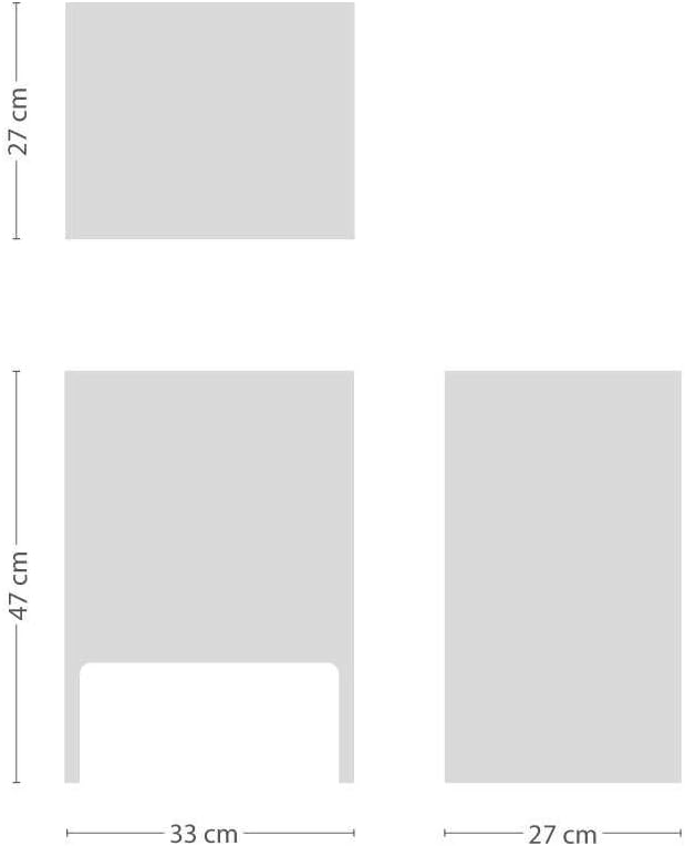 Kartell Max-Beam Hocker/Beistelltisch, Plastik, grün, 27 x 33 x 47 cm Verde Acquamarina, Verde Acqua