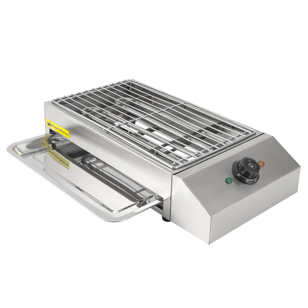 Elektrischer Grill, tragbarer Elektrogrill und elektrischer Fleischgrill - einstellbare Temperatur,