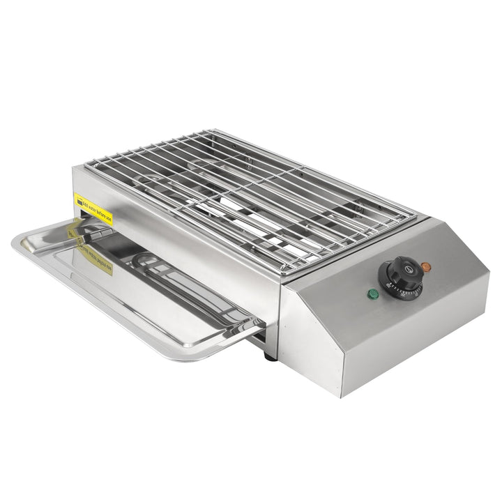 Elektrischer Grill, tragbarer Elektrogrill und elektrischer Fleischgrill - einstellbare Temperatur,