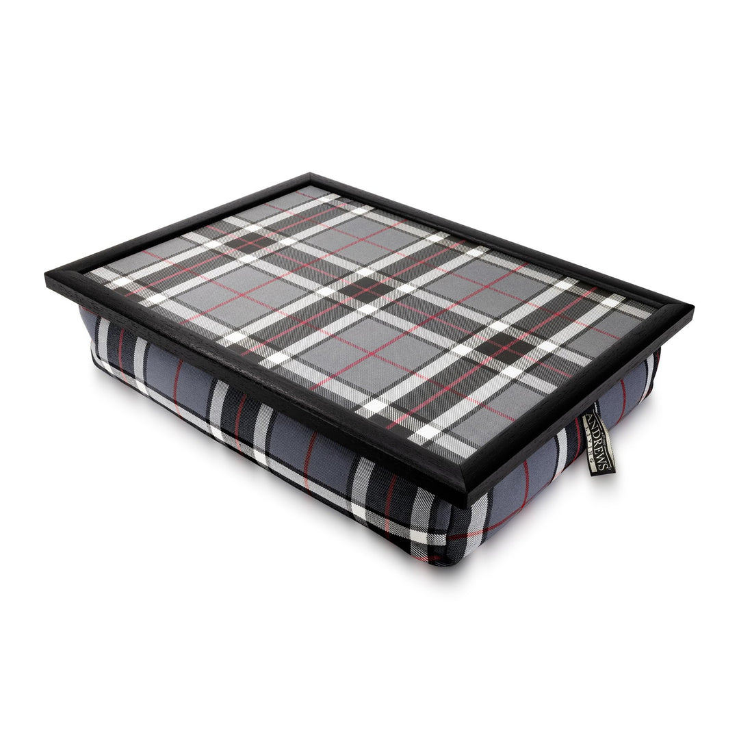 Kariertes Knietablett: Allover-Schottenkaro (Thomson Grey) Thomson Grey 1 Stück (1er Pack), Thomson