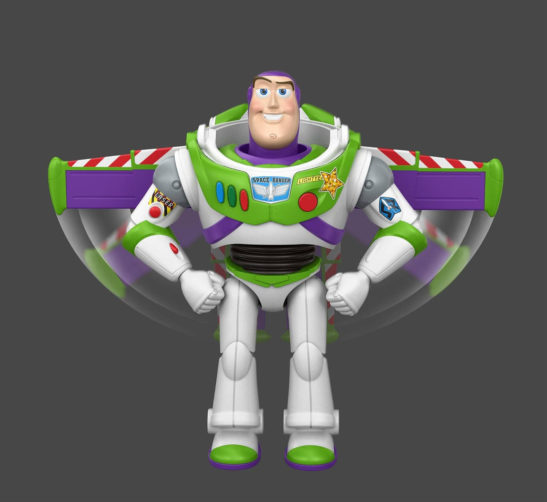 Mattel Disney Pixar Toy Story 5 Figur, grosse startbereite Buzz Lightyear-Figur, 25 cm Filmdesign 12