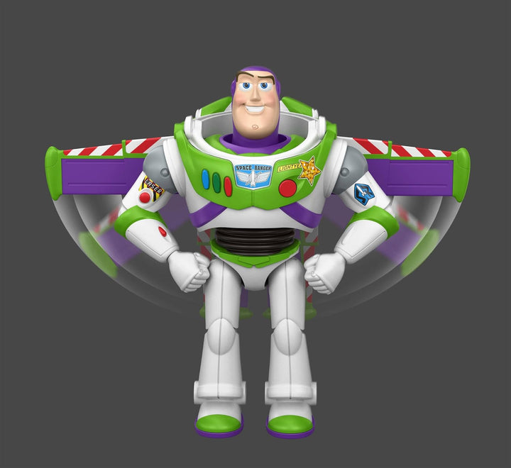 Mattel Disney Pixar Toy Story 5 Figur, grosse startbereite Buzz Lightyear-Figur, 25 cm Filmdesign 12