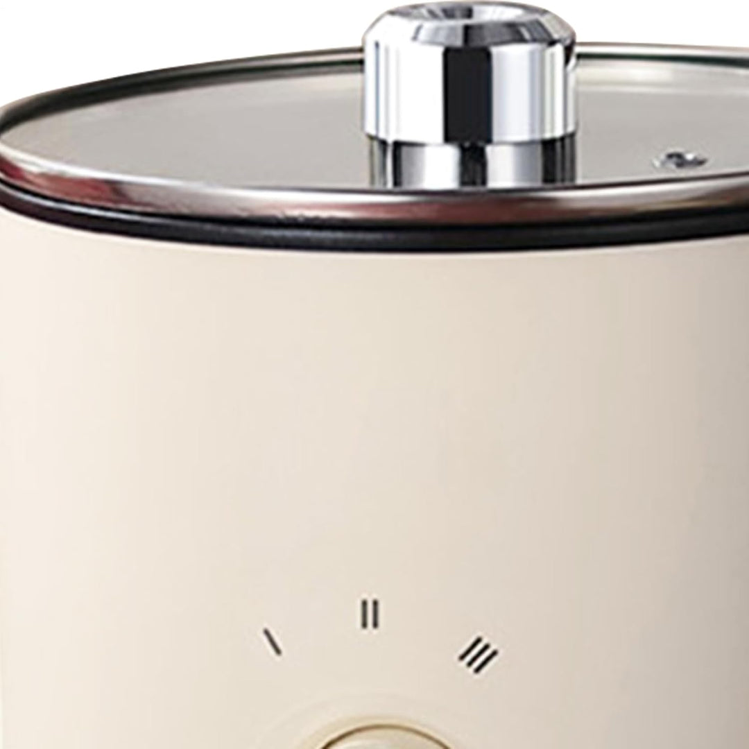 Personal Skillet - Dorm Electric Cooker, Mini Frying Pot with Nonstick, Rapid Heating Thermal Contro