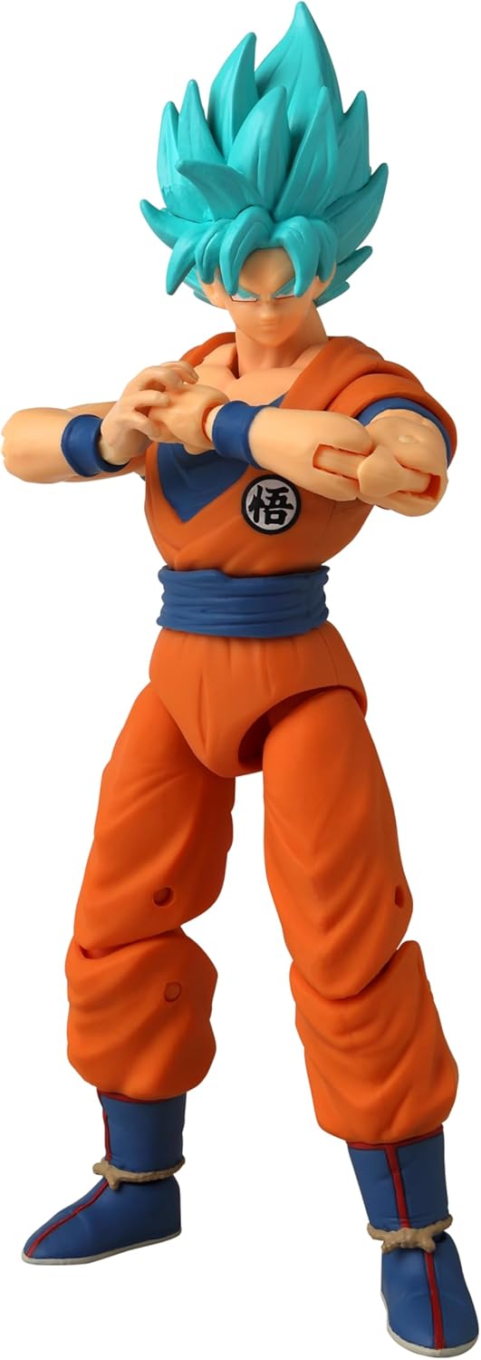 BANDAI - Dragon Ball Super - Dragon Stars Figur 17 cm - Super-Saiyajin Blue Goku - Gelenkige Blue Go