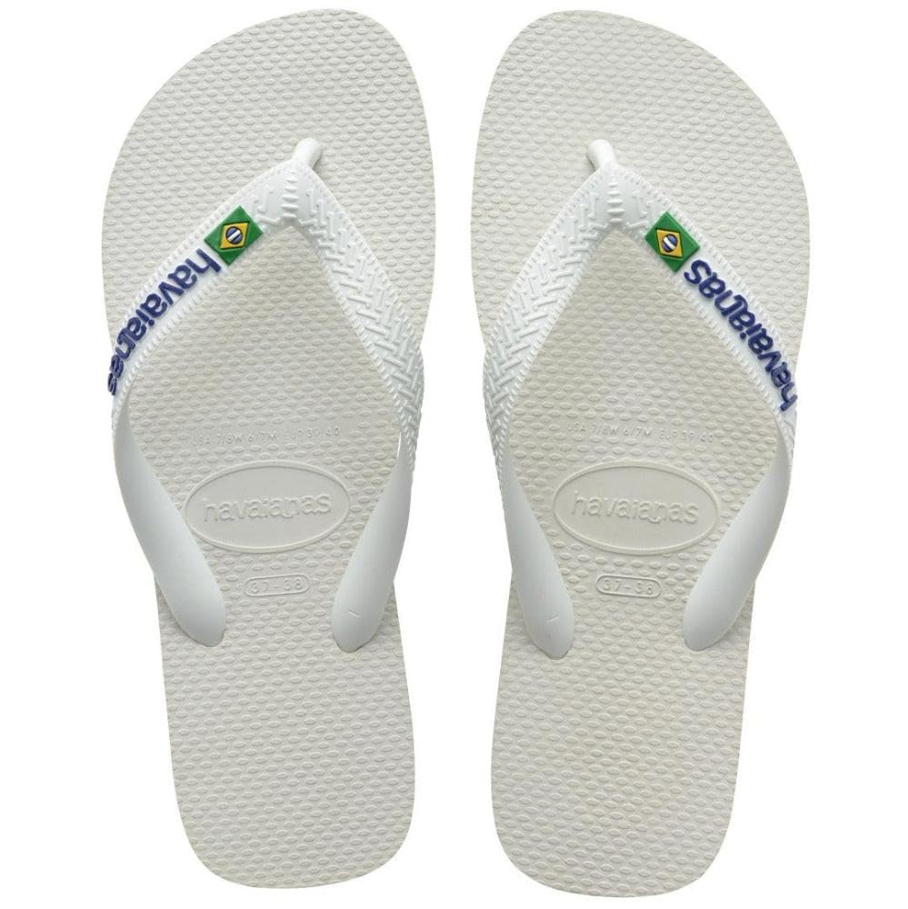 Havaianas - Brasil Logo, Iconic, Comfortable and Durable Flip-Flops, Straps with Brazilian Flag and