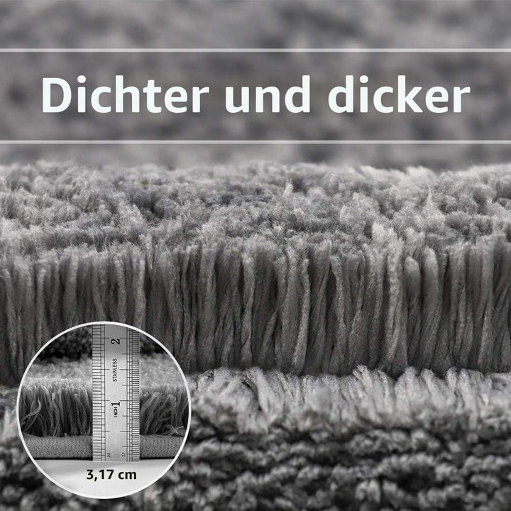 Badematte Rutschfest Badteppich Verdickt Badezimmerteppich Weich Badeteppich Flauschige Mikrofaser B
