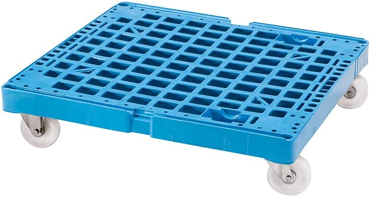 E.S.B. Transportroller XL - Tragfähigkeit 500 kg, LxBxH 810 x 720 x 195 mm, feuerrot