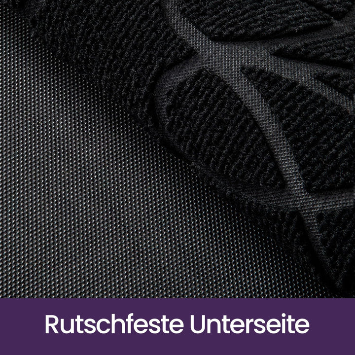 DEXI Fussmatte Aussen rutschfest 44×75 cm,Schmutzfangmatte Outdoor Waschbar,wetterfest Fussmatte aus