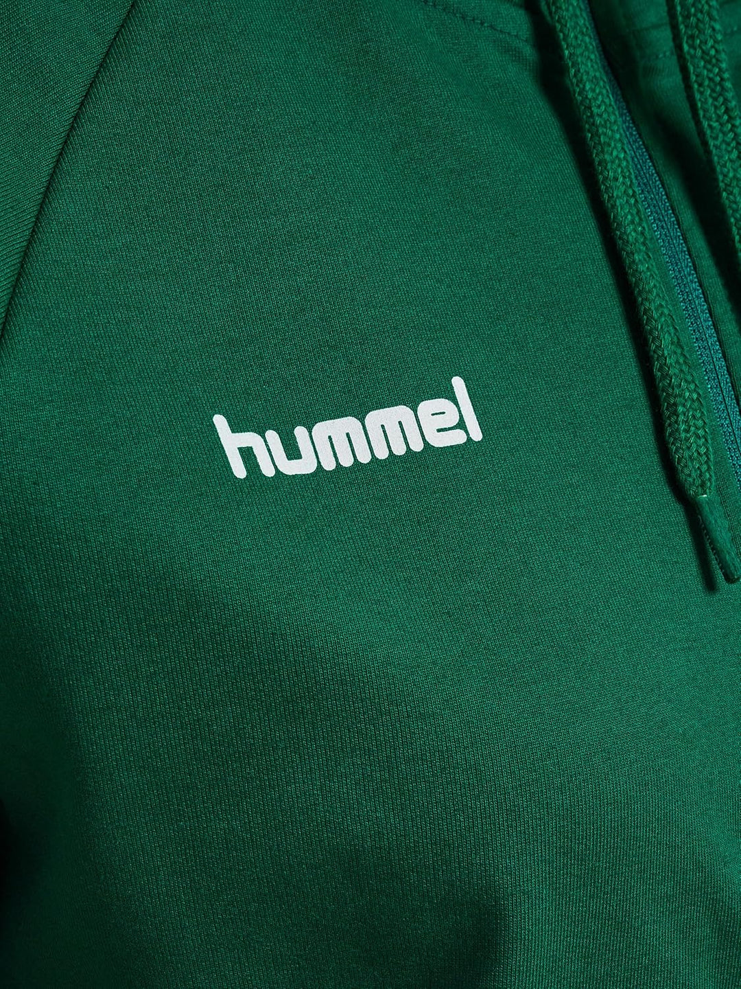 hummel Damen go Cotton Zip Hoodie Kapuzenpullover XS Evergreen, XS Evergreen