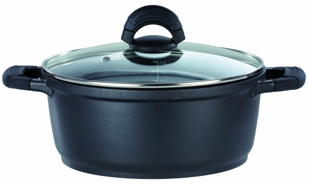 GSW 458207 SilcoGUSS noir Kochtopf - 20cm 20 cm, 20 cm