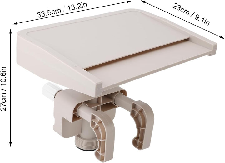 Entspannende Wasserfall-Kaskade, Oberirdischer Schwimmbadbrunnen, Überlaufbefestigung, Abnehmbarer P