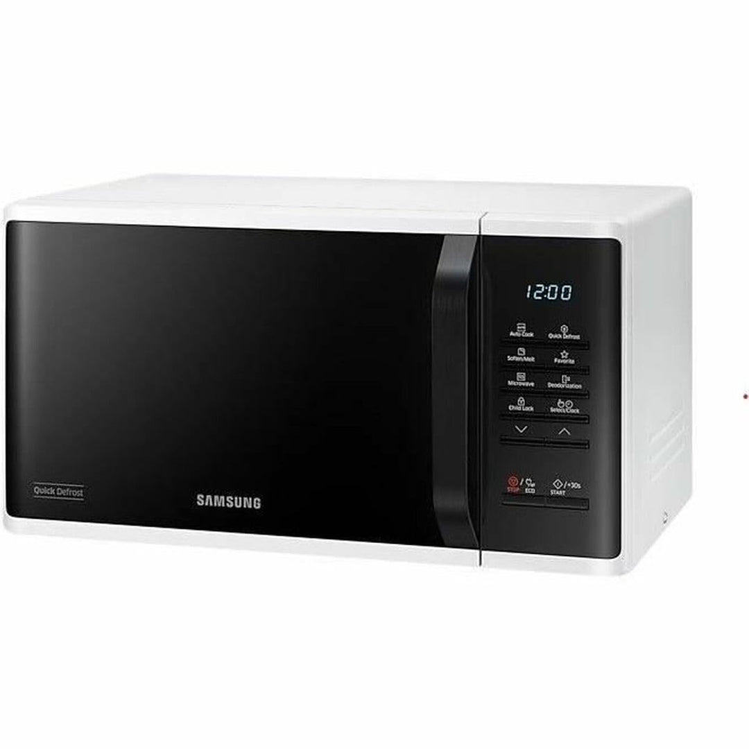 Microonde SAMSUNG Solo - Bianco - 23 L - 800 W - Cavit? in ceramica smaltata