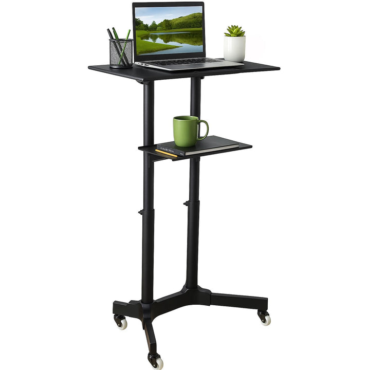 Techly ICA-TB TPM-1BK Notebook Stand Schwarz - Notebook-Ständer (Notebook Stand, Schwarz, Metall, 10