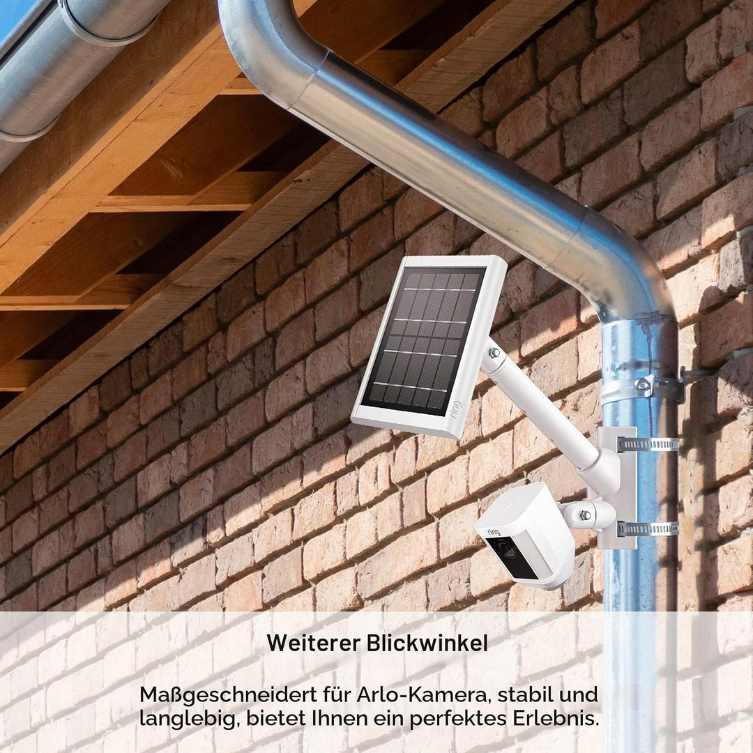 HOLACA 2-in-1-Mastenhalterung für Ring-Solarpanel, Spotlight Cam Akku und Stick Up Cam/Pro Akku Zube