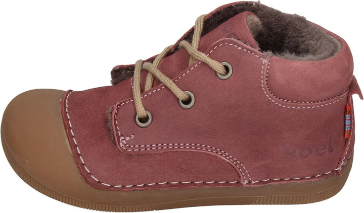 KOEL Barefoot Lauflernschuhe - AVA Bio Nubuk Lambswool Blue 19 EU Blossom, 19 EU Blossom