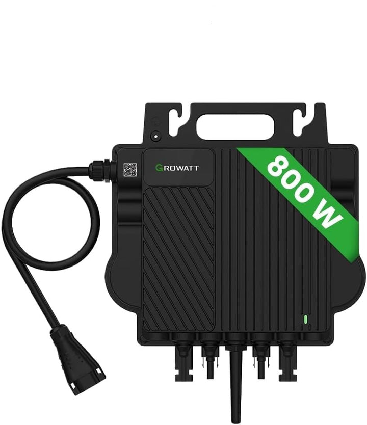 Wechselrichter 800 Watt für Balkonkraftwerk Growatt NEO800M-X (Leistung drosselbar) Wechselrichter N