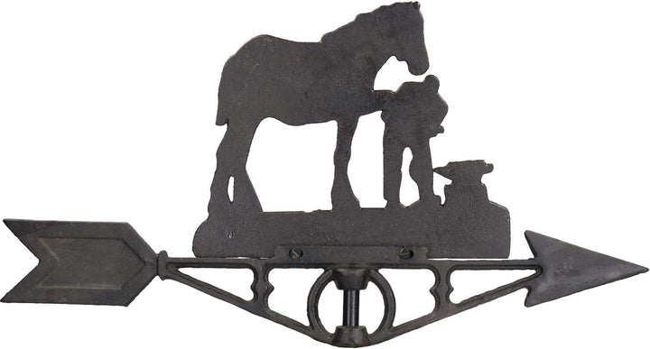 AB Tools Pferd/Mare Hufschmied Wetterfahne vergeblich Wandhalterung Haus Gusseisen Schuh