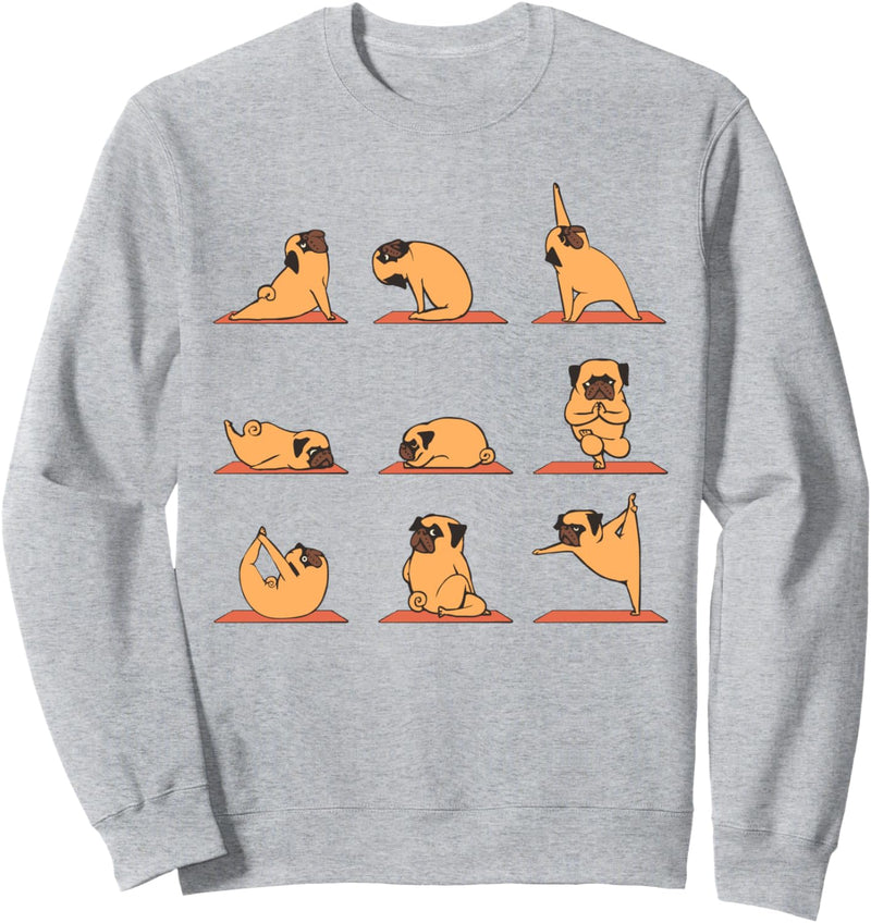 Pug Yoga Sweatshirt