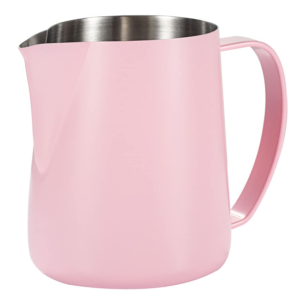 Dianoo Milchaufschäumkrug, 600 ml Edelstahl, Espresso-Dampfkrug, Milchkaffee, Aufschäumbecher, Milch
