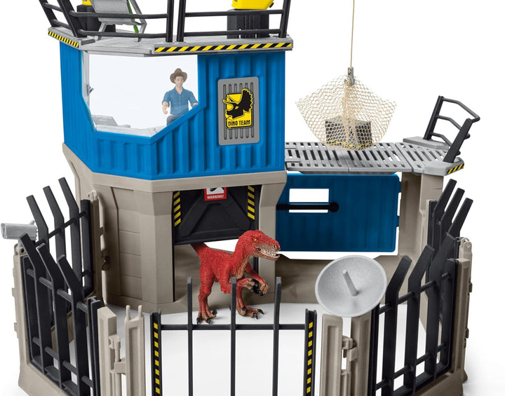 schleich 41462 Grosse Dino-Forschungsstation, für Kinder ab 5-12 Jahren, DINOSAURS - Spielset neue V