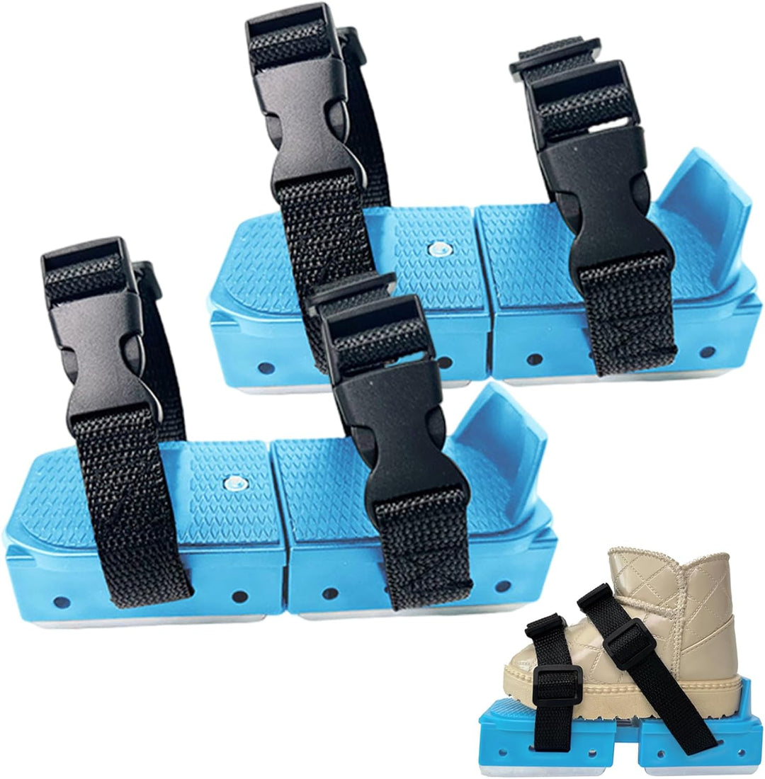 Jorzer 1 Paar Kleinkind-Schlittschuhe, verstellbare Kinder-Schlittschuhe mit starker Gürtelschnalle