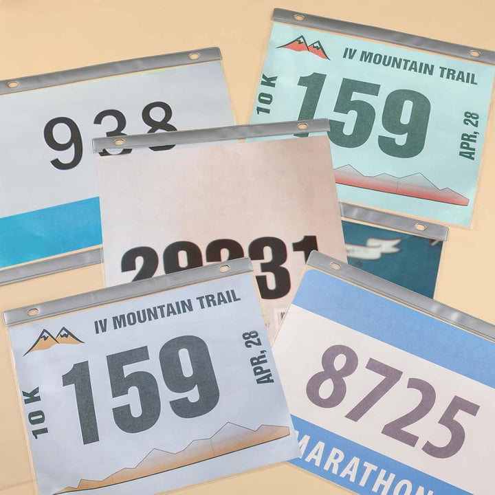 Race Bib Display Vinyl Protector Sheets Running Medaille Hanger Display Clear Protective Medaille Ho
