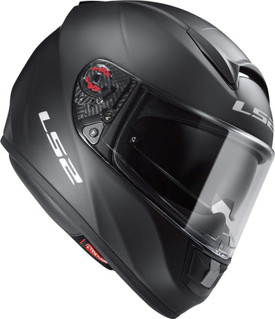 LS2 Integralhelm FF397 Vector Vantage schwarz matt rot Sonnenblende XXL, XXL