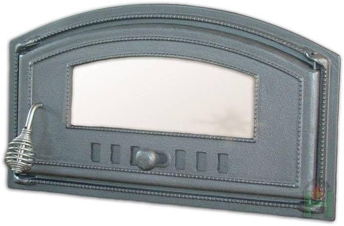 Sellon24® Backofentür aus Gusseisen Ofentür Pizzaofentür Steinofentür Brotofen Gusseisen H1006