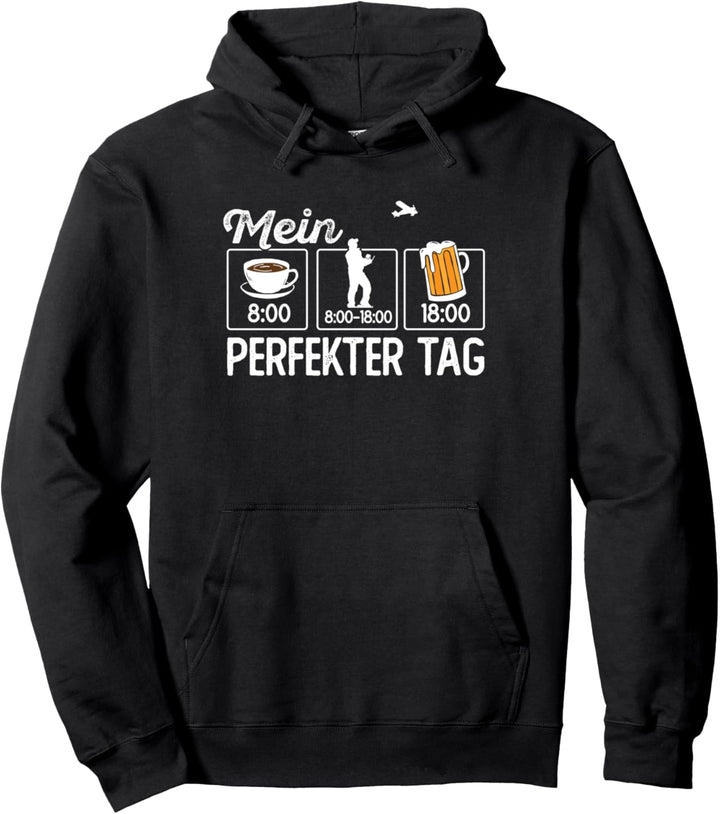 Lustige Modellflug Fan Mein perfekter Tag Modellflugfan Pullover Hoodie
