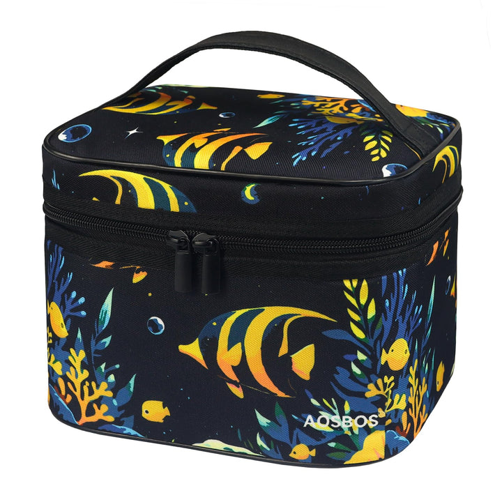 Kühltasche Klein Leicht Lunch Tasche Isoliertasche zur Arbeit Schule Faltbar Wasserdicht Lunchbag Re