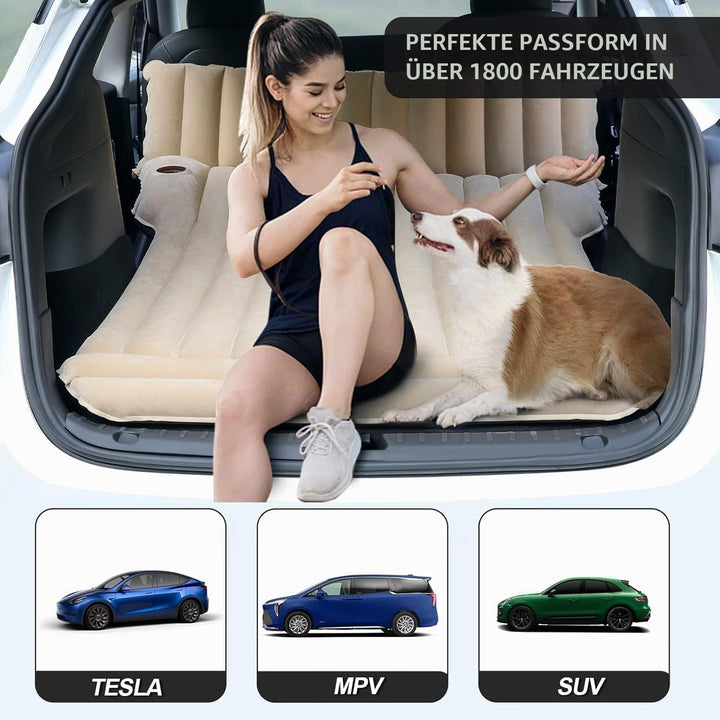 Topfit Aufblasbare SUV Luftmatratze Camping Bett Auto Luftbett Reise Schlafbett Pad Outdoor Matte fü