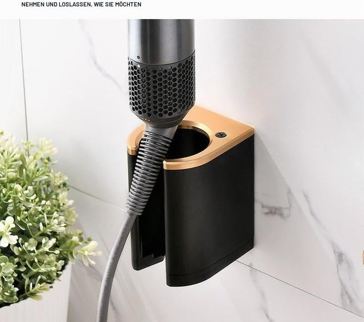 GENCAM Wandhalterung für Dyson Airstrait Glätteisen, Metall-Organizer-Aufbewahrungsregal, geeignet f