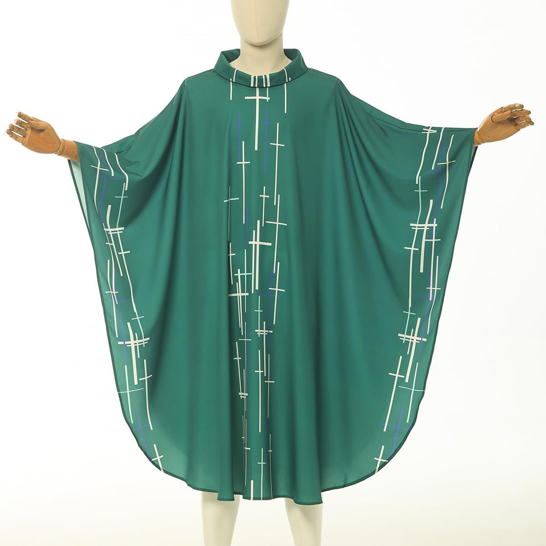 COSDREAMER Herren Damen Priester Pastor Celebrant Chasuble katholische Kirche Vater Masse Vestments