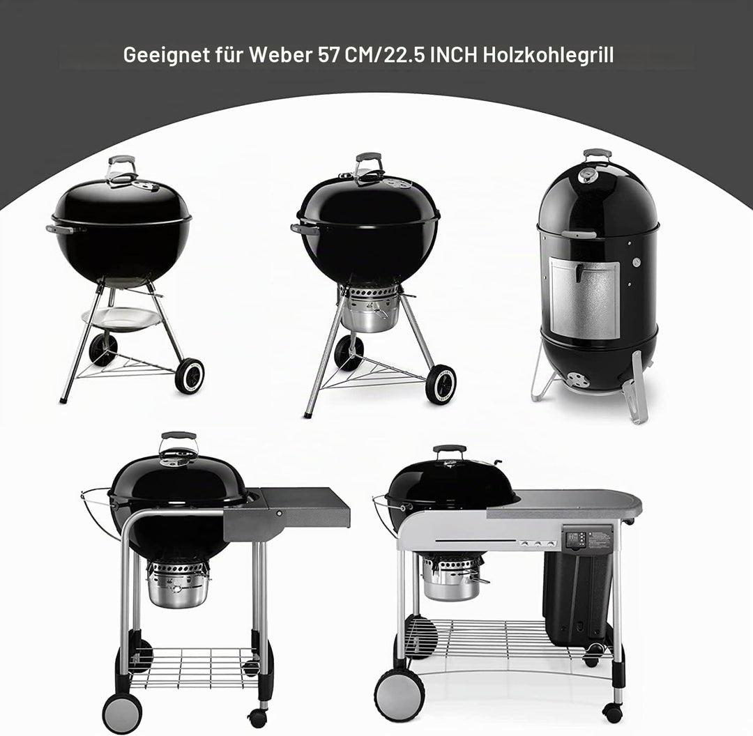 54.6cm Rund Grillrost für Weber 57CM Holzkohlegrills, Grillrost Ersatzteil für Weber One-Touch Perfo