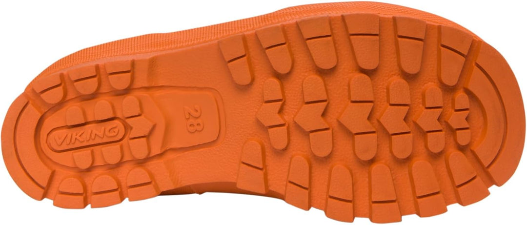 Viking Jolly Print Gummistiefel Unisex Kinder 22 EU Orange Multi, 22 EU Orange Multi