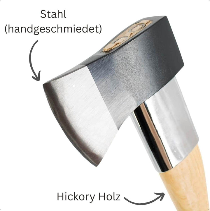 Bison Profiline Spaltbeil 1250 g, Länge 500 mm, Profiwerkzeug für höchste Ansprüche, 01-22-24.2-2295