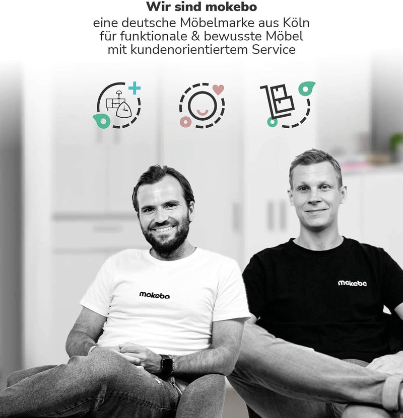 mokebo Stoff Sitzball Büro ergonomisch &