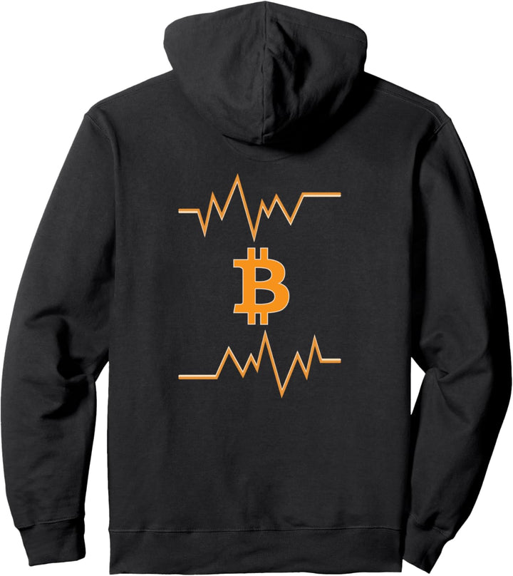 Bitcoin Pulse BTC Blockchain Kryptowährung DeFi NFT Bitcoin Pullover Hoodie