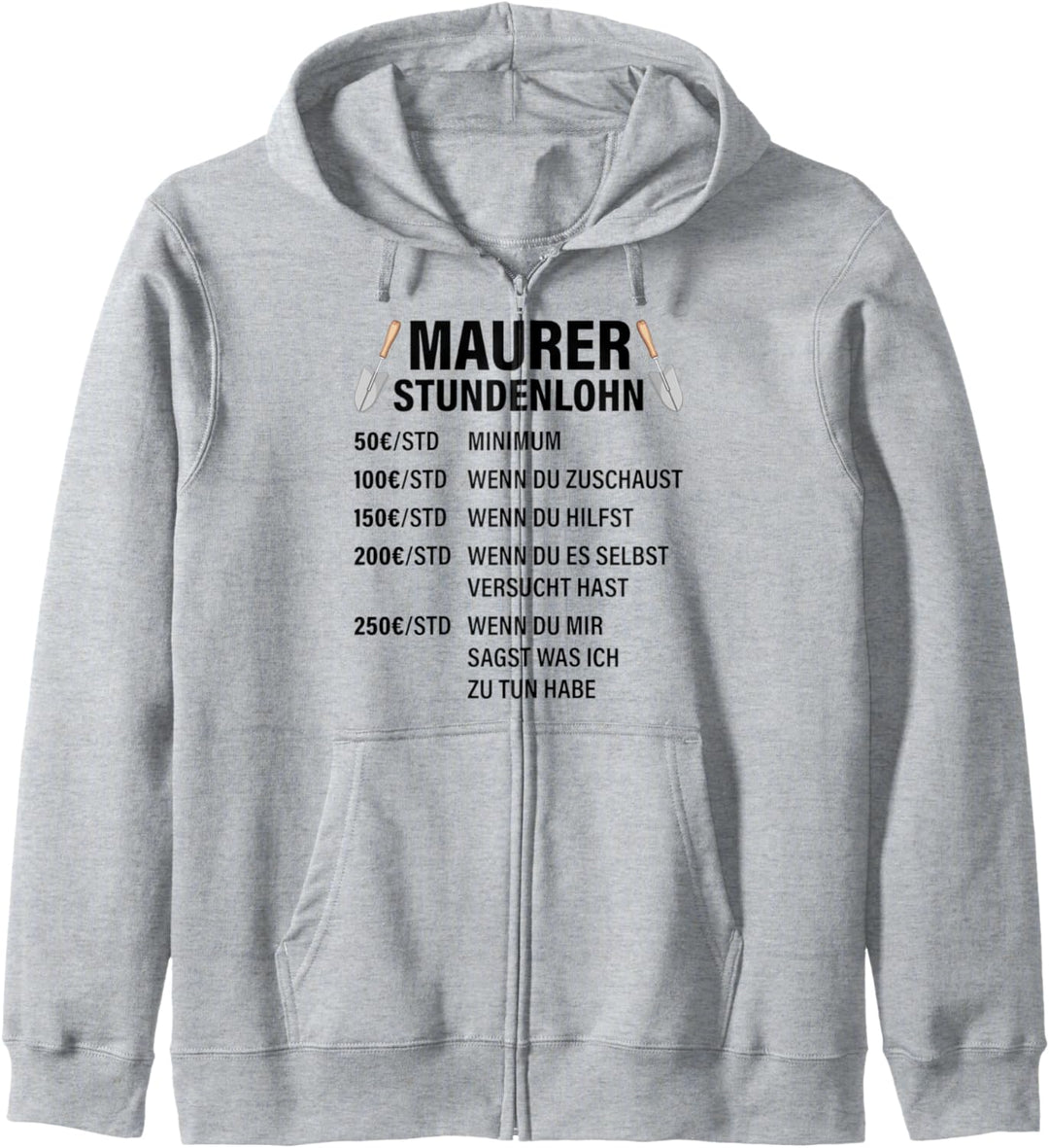Maurer Grafik Geschenk Mit Spruch Maurer Geschenkidee Lustig Kapuzenjacke