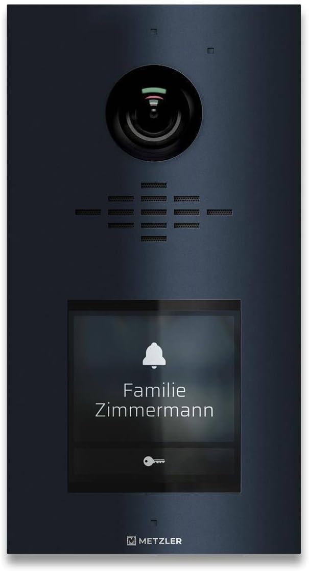 Metzler Video Sprechanlage für 1-500 Parteien Komplett Set - LAN/POE - Türsprechanlage mit IPS Touch