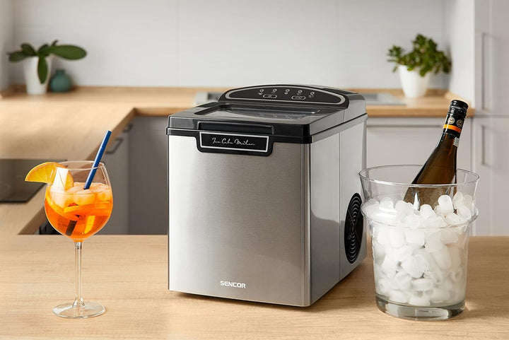SENCOR SIM 3500SS Eiswürfelmaschine, 105 W, silberfarben